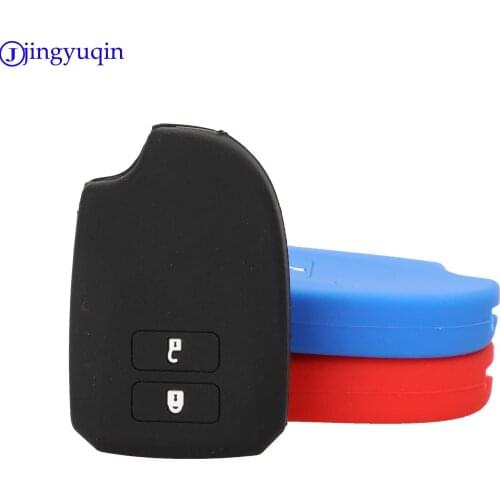 Jingyuqin Remote Key Silicone Cover Case Fob For Toyota YARiS CVT Holder Procted 2B Smart