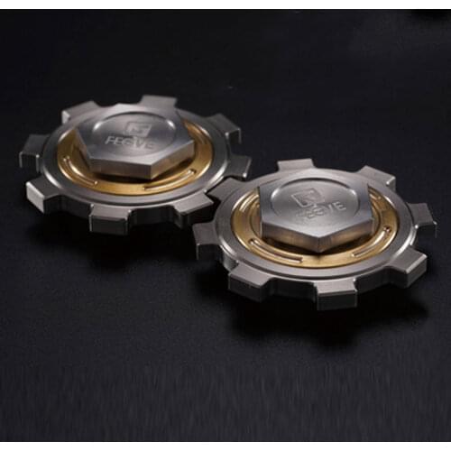 Gear Titanium Alloy Fidget Spinner Toy Casual Fun Hand Spinner Adult EDC Antistress Toy Trendy And Cool Funny Gift