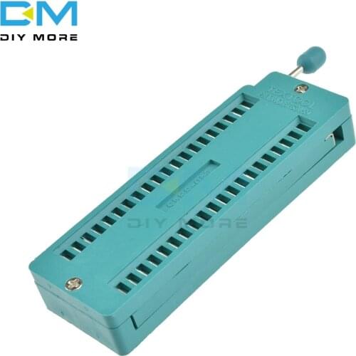 40P ZIF Test Locking Socket Integrated Circuit IC Socket 40 Pin Locking Seat ZIF ZIP IC Test Tester Board Socket wide