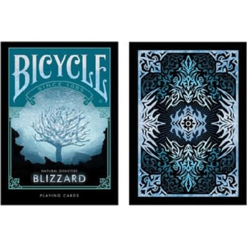 Bicycle Natural Disasters Snowstorm Playing Cards Collectable Poker USPCC Limited Edition Deck Magic Cards Magic Tricks Props