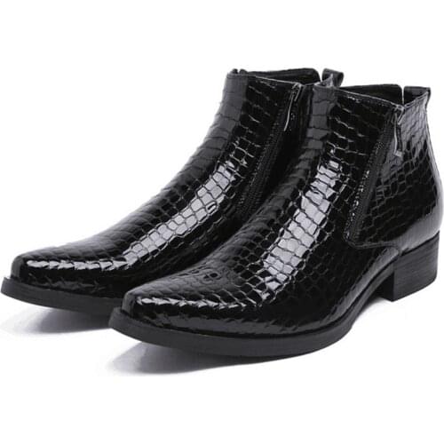 WOUFO Men's Chelsea Boots