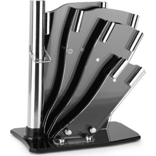 6 Slots Easy To Clean Knife Holder Suitable For Different Knife Size Tools