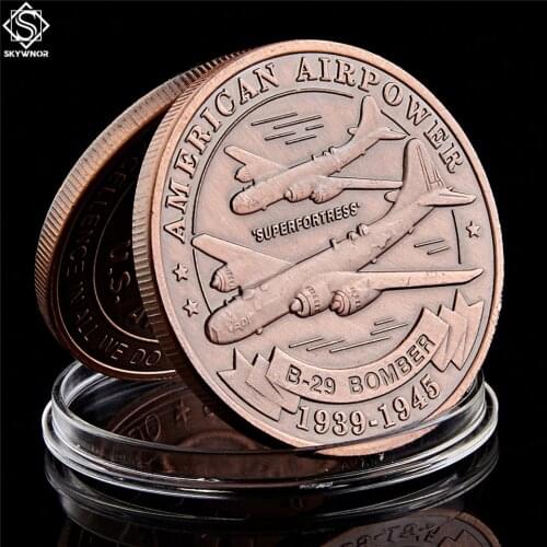 US Military Challange Coin 1.57"*0.12" Nice Air Force Bronze Copy Coin America Collecting Home Decor