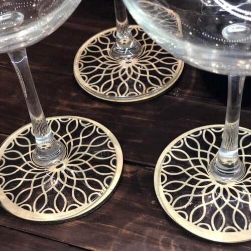 Laser Cut Wooden coasters ,Wood Coasters , wedding favors, Coasters Ornaments, wedding party decoration