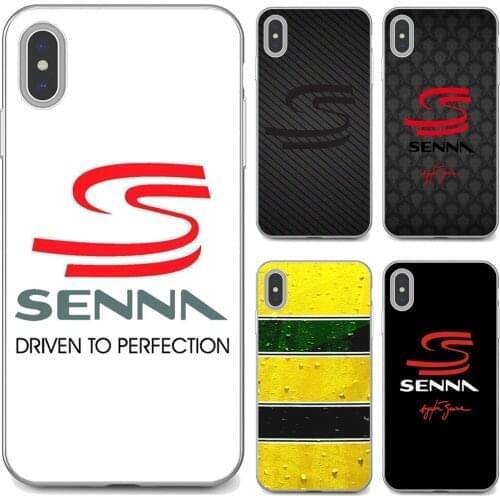 For Xiaomi poco X3 nfc F2 Pro M3 Mi 5X 6X Max Mix 1 2 2S 3 Mi5 Mi6 Mi3 Mi4 Cell Phone Cover Ayrton-Senna-Racing-Logo-Art