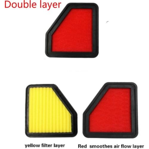 1x Double layer Car Air Filter Auto High Flow Air Filter Super Hybrid Air Filters for TOYOTA RAV4 2.0 2.4 2.5 3.5 2006-2012