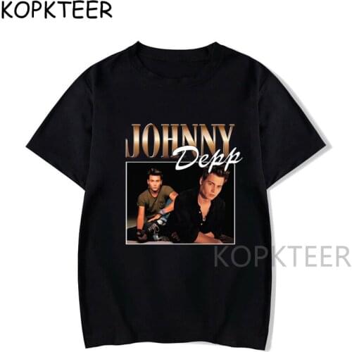 T Shirt Novelty Tops Funny Men O-Neck Josh Brolin Rappers Men Casual Johnny Depp Tees Black Short Sleeve T Shirt Summer 2020