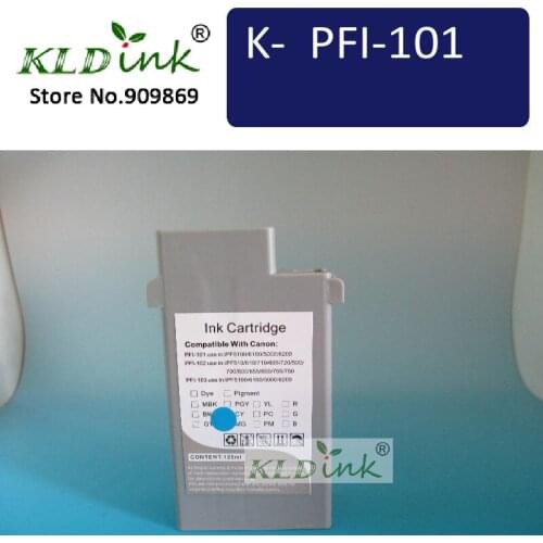 KLDINK - PFI-101PC Photo Cyan Compatible Ink Cartridge ( 0887B001 Ink)