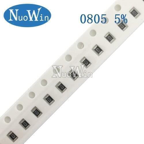 0805 5% SMD Resistor Kit 10Ohm~910KOhm 80valuesX25pcs=2000pcs Chip Resistor Assorted Kit Samples kit