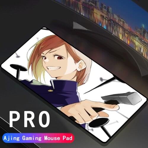 Computer Mouse Pad Anime Jujutsu Kaisen Gaming MousePad Large Mausepad Gamer Mause Carpet PC Desk Mat keyboard Pad Support DIY