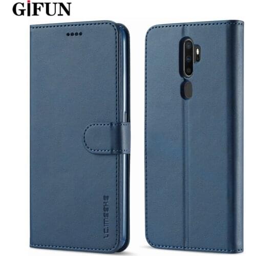 For OPPO A5 2020 Cover Case Leather Flip Wallet Magnet Book Cover For OPPO A9 2020 Phone Bags Case With Card Holder