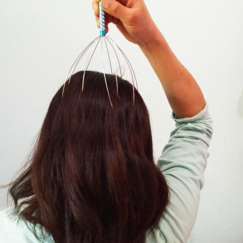 1pc Head Scalp Massager Headache Pain Stress Relief Octopus Claw Neck Massage Traditional Treatment Health Care