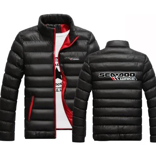 2021 New Sea Doo Seadoo Moto Winter Fleece Print Thicken Custom Warm Coats Mens Pullover Comfortable Casual Hip Hop Jacket