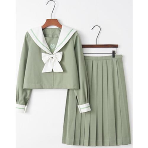 Cosplay Schoolgirl Uniform Japanese Class Navy Sailor School Uniforms Students Clothes For Girls Anime COS Sailor Navy Suit