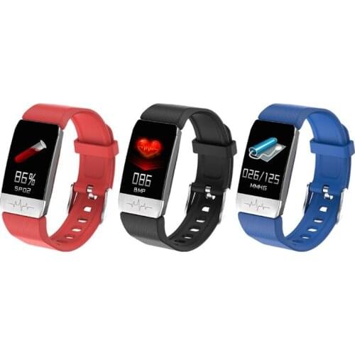 T1S Smart Bracelet Tempurature Heart Rate Monitor Sleeping Detector Bluetooth Fitness Sport Watch