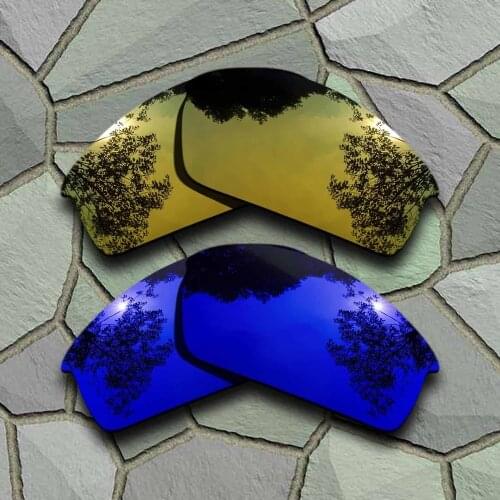 Yellow Golden&Violet Blue Sunglasses Polarized Replacement Lenses for Oakley Bottlecap