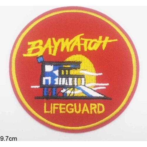 Salvation BAYWATCH LIFEGUARD Iron On Embroidered Clothes Patch For Clothing Accessories 2017 New Arrival