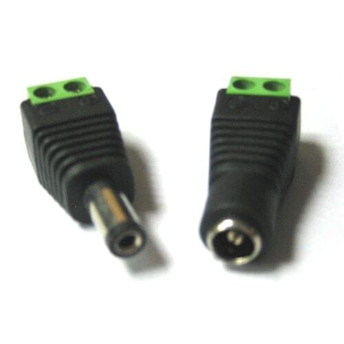 10 pairs of DC Power connecter Converter 12V DC cable connector for Camera Adapter