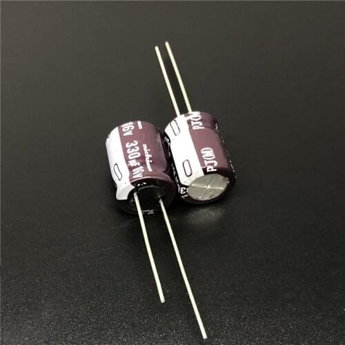 10Pcs/100Pcs 330uF 16V NICHICON PJ Series 10x12.5mm Low Impedance Long Life 16V330uF Aluminum Electrolytic capacitor