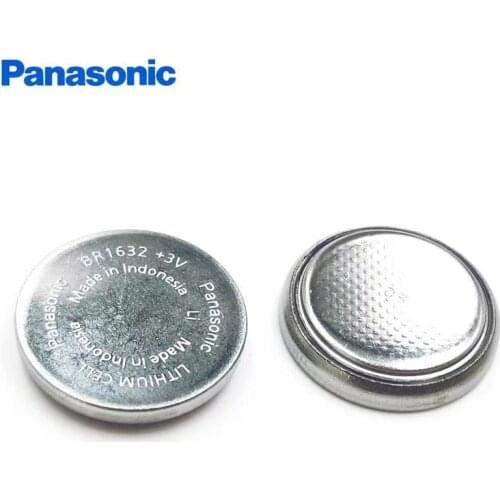 2pcs/lot Panasonic BR1632 3V Lithium Batteries Cell High Temperature Resistant laptop mobile phone Button Coin Battery BR 1632