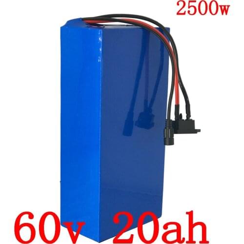 60V Ebike Battery Pack 60V 10AH 12AH 13AH 15AH 18AH 20AH Electric Bike Lithium Battery For 60V 1000W 1500W 2500W Motor Free Duty