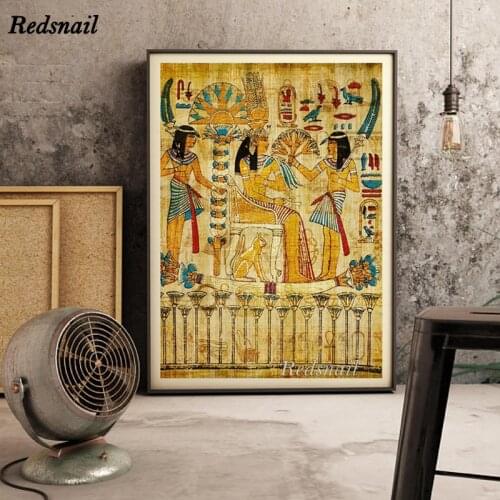 Diy Diamond Painting Retro Egyptian King Tut Queen 5D full Drill mosaic diamond embroidery Egypt Wall Art puzzle EE811