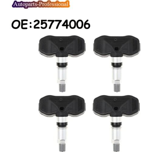 4 pcs/lot Car 315MHz TPMS Tire Pressure Sensor For 2003-2007 B uick Rainier Saab 9-7x C hevrolet Trailblazer Ext 25774006