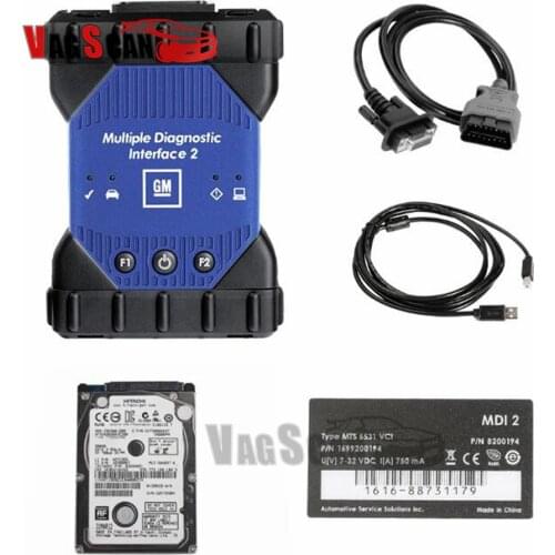 Car Diagnostic Auto Tool For GM V2020.09 MDI 2 Multiple Diagnostic Interface OBD 2 WIFI USB GDS2 Tech2win OBD2