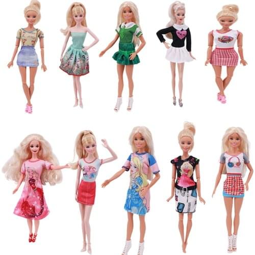 Elegant Handmade Beautiful Dress Floral Clothing Multi Layers Dolls Accessories Fashionable Styles Fit barbies Girl