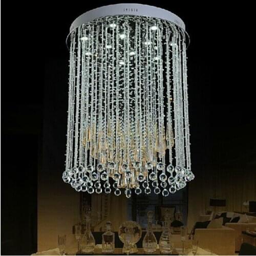 Crystal pendant chandelier lighting modern square design lustres de cristal chandelier art deco chandelier home lighting