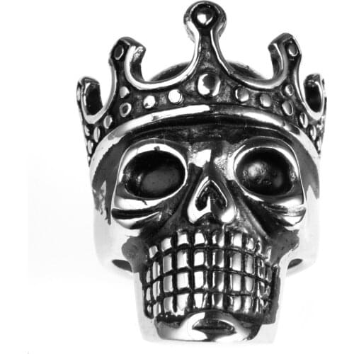 Stainless Steel Ring Men 's Ring Jewelry Crown Skeleton Ring