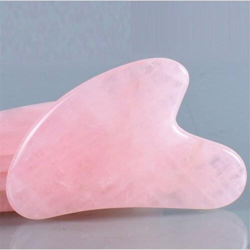 Natural powder crystal jade scraping board detoxification massage tool 1