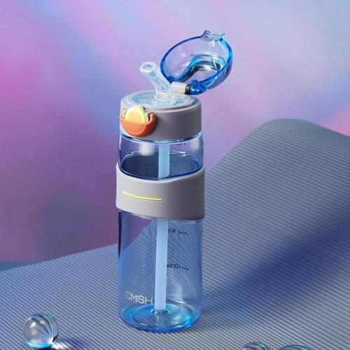 Plastic Cup Sports Plastic Water Cup Fitness Water Bottle Fashion Pot Outdoor Portable Cup Hiden Handle