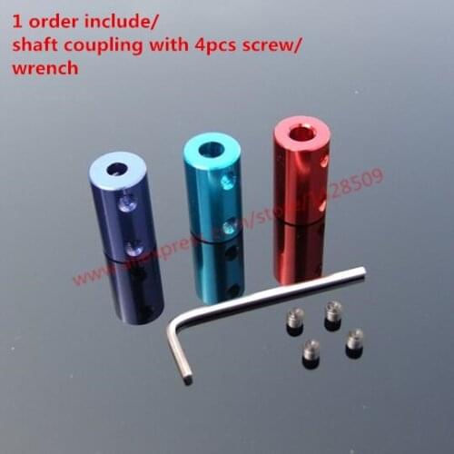 Different specifications Shaft Couplings color aluminium alloy shaft coupling for motor couplings and model airplane