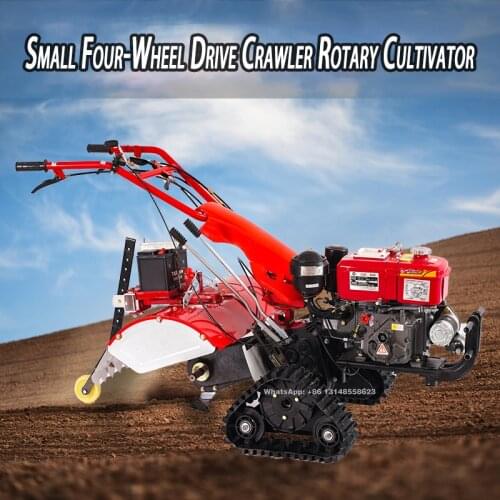 Rotary Tiller 10 Horsepower Gasoline Diesel Micro Tillage Small Tractor Trenching Soil Tillage Machine