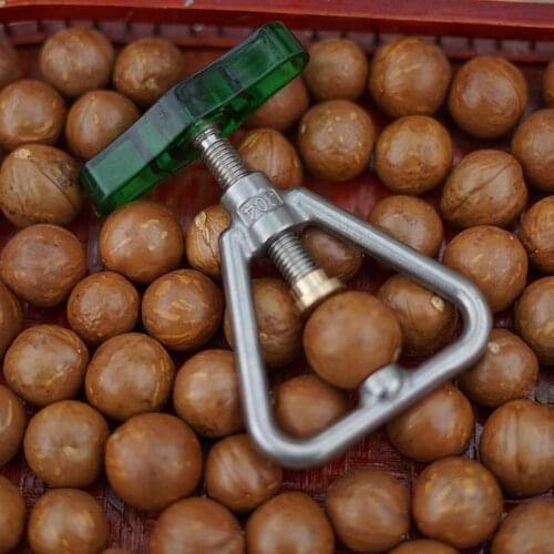 Stainless Steel Nut Cracker Sheller Walnut Nut Cracker Quick Walnut Almond Pecan Nutcracker Kitchen Gadgets Tool Accessories