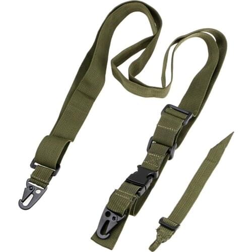 Tactical 3 Point Bungee Sling Rifle Sling Adjustable Airsoft Gun Strap Paintball System