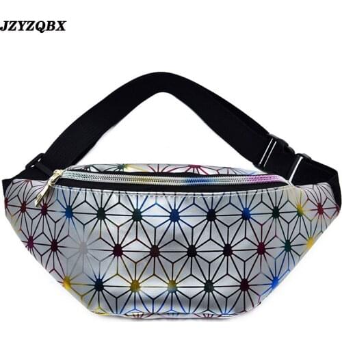 Waterproof PVC Travel Waist Bag Chest Bag Multi-Function Portable Laser Belly Bags bolsa feminina Belt Mens Bag Womens Bag