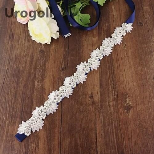 Women Belt Wedding Bridal Belt For Wedding Dress Rhinestone Girl Applique Flower Pearl Belt Accessories For Lady Party Dress