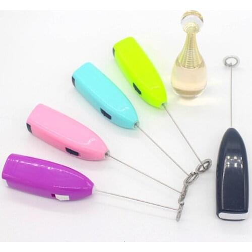 1Pc Hot Sale Milk Drink Coffee Whisk Mixer Electric Egg Beater Frother Foamer Mini Handle Stirrer Practical Kitchen Cooking Tool