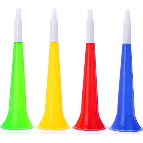 10 Pcs Super Large Horn Sports Props Childrens Toys Cheering Fan Plastic Trumpet Noise Maker Carnival Party Supplies Halloween