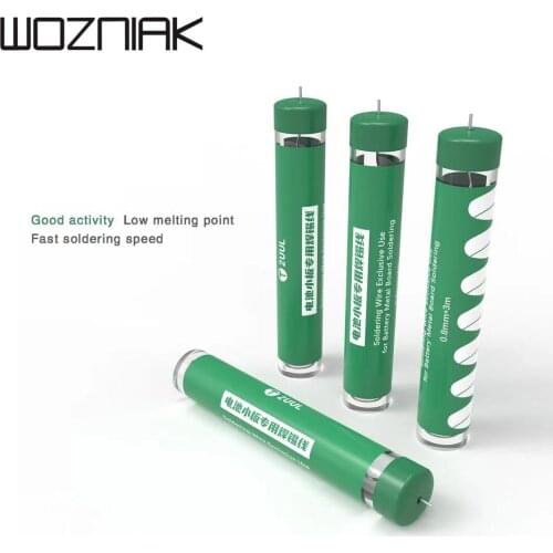 2UUL 3m 0.8mm Soldering Wire For Battery Small Board Free Electric Welding Machine Operation For Mobile Phone Repair Tools