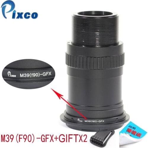 Pixco (M39(F90)-GFX) Lens Adapter Adapter Ring Suit for M39 Mount 90mm Lens to Fujifilm G-Mount GFX Mirrorless Digital Camera