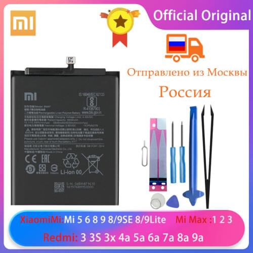 Original Xiaomi Mi A3 CC9 CC9e Phone Battery BM4F 4030mAh High Capacity XiaoMi Phone Batteries Free Tools Phone AKKU