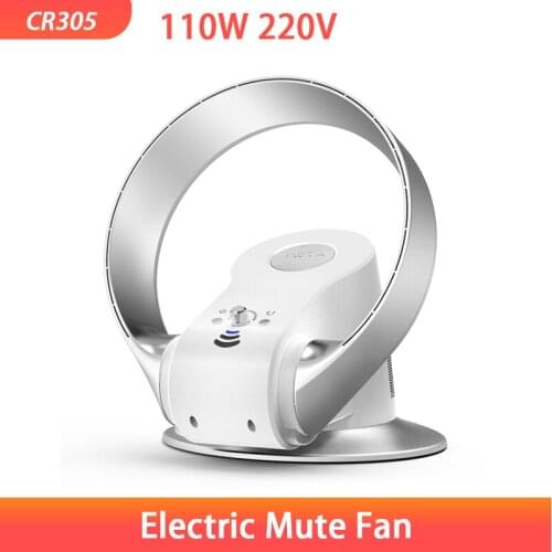 Electric Mute Fan Remote Controlled Bladeless Powerful Soft Wind Wall Fan for Home Desktop Tower Fan 180 Deg Swinging Fan