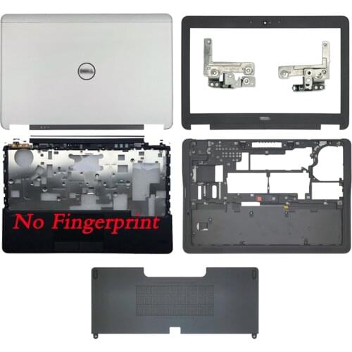 NEW Laptop For Dell E7240 LCD Back Cover/LCD Front Bezel/Palmrest/Bottom Door Cover 0WRMNK WRMNK AM0VM000701 Silver Top Case