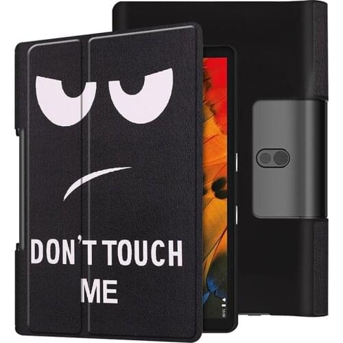 Painted Flip Cover for Lenovo Yoga Smart Tab YT-X705F Magnet PU Leather Case for Lenovo Yoga Tab 5 YT-X705F 10.1 2019 Tablet+Pen