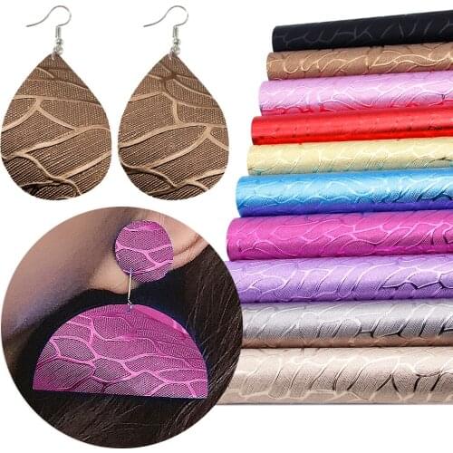 David accessories 20*33cm Stripe Bump Texture Synthetic Leather DIY Bow Bag Phone Cover Faux Leather Fabric Sheets,1Yc9926