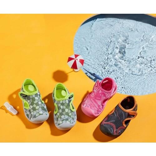 Children shoes Summer new style girls baby soft-soled children sandals boys Toddler beach shoes