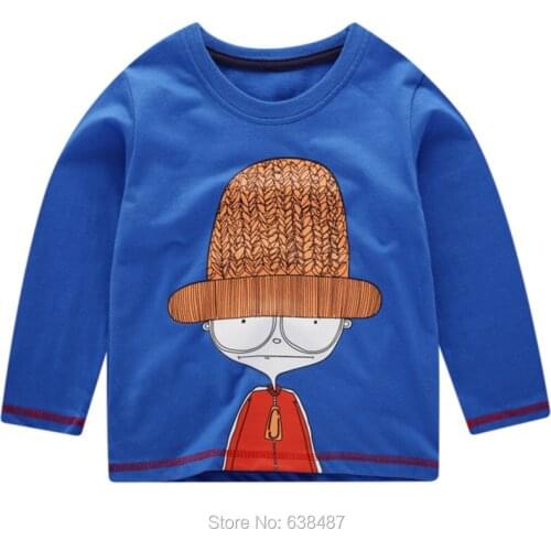 100% Cotton Tees Tops Brand 2020 Bebe Kids t Shirts Spring Autumn Boys Blouses Undershirt Kids Cartoon T-Shirt Baby Boys Clothes